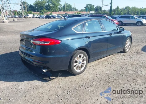 2020 Ford Fusion Se из США, поврежденный, VIN 3FA6P0HD8LR142748